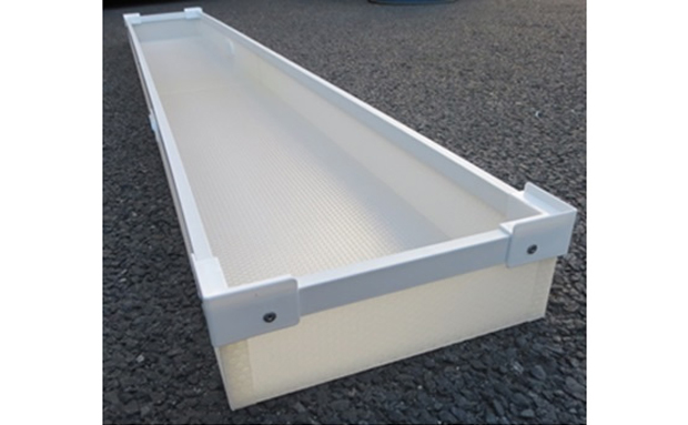 <Usage Example Photo>Hollow structure board made of polypropylene with 4 layer structure TWINCONE